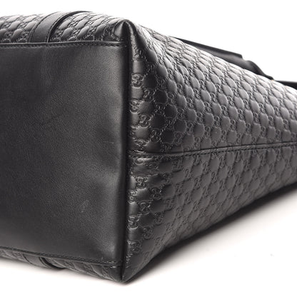 Gucci Soft Microguccissima Large Dome Satchel Black 14 of 15