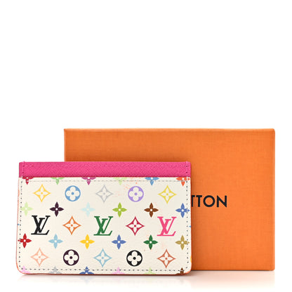 Louis Vuitton LV X TM Monogram Multicolor Card Holder Kawaii Pink 10 of 10