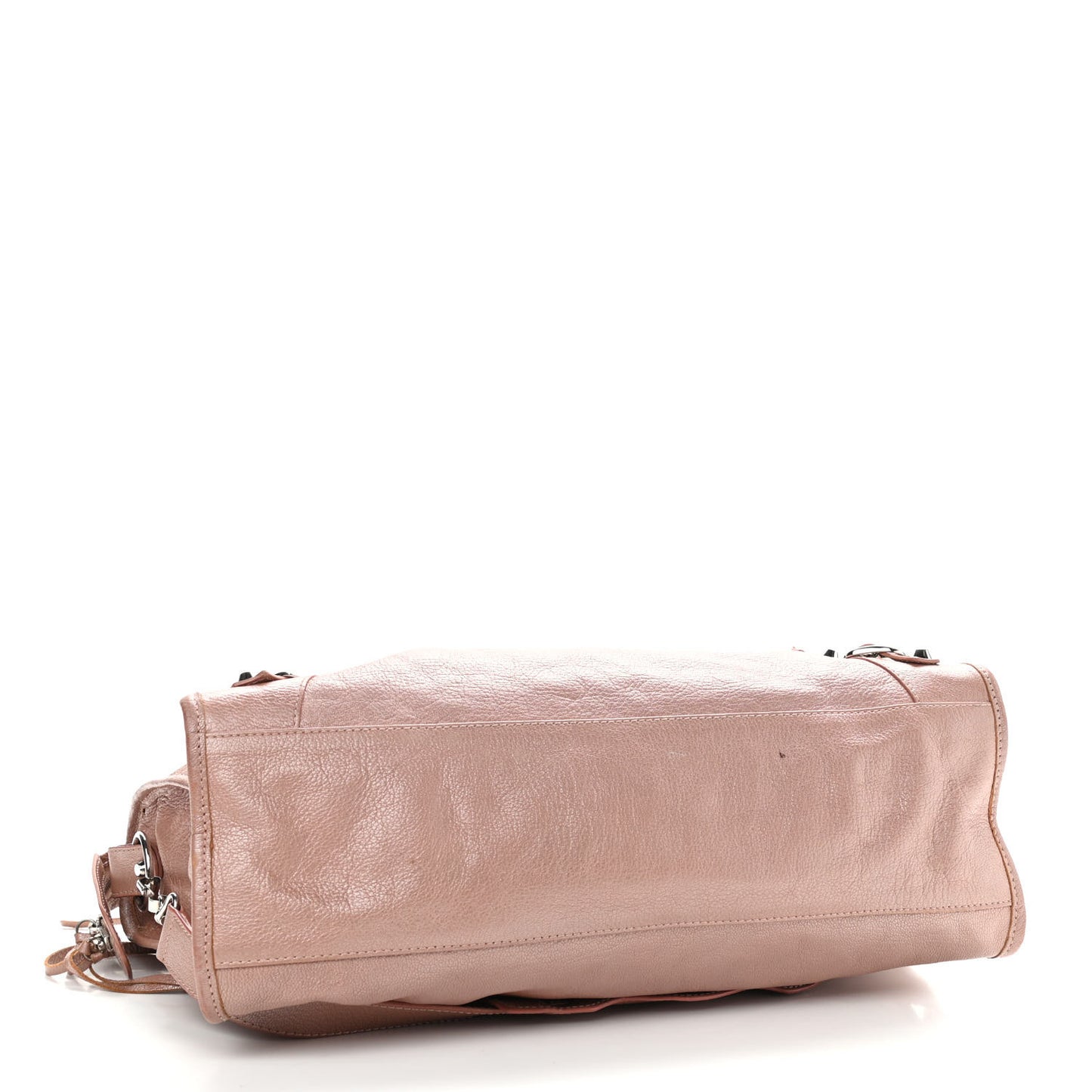 Pearlescent Goatskin Classic Palladium Hardware City Rose Rose Light