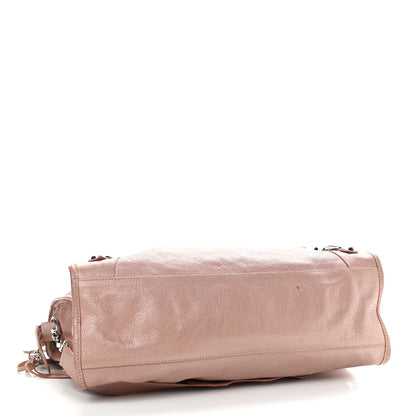 Balenciaga Pearlescent Goatskin Classic Palladium Hardware City Rose Rose Light 4 of 12