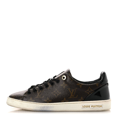 Louis Vuitton Patent Monogram Frontrow Sneakers 38 1 of 13