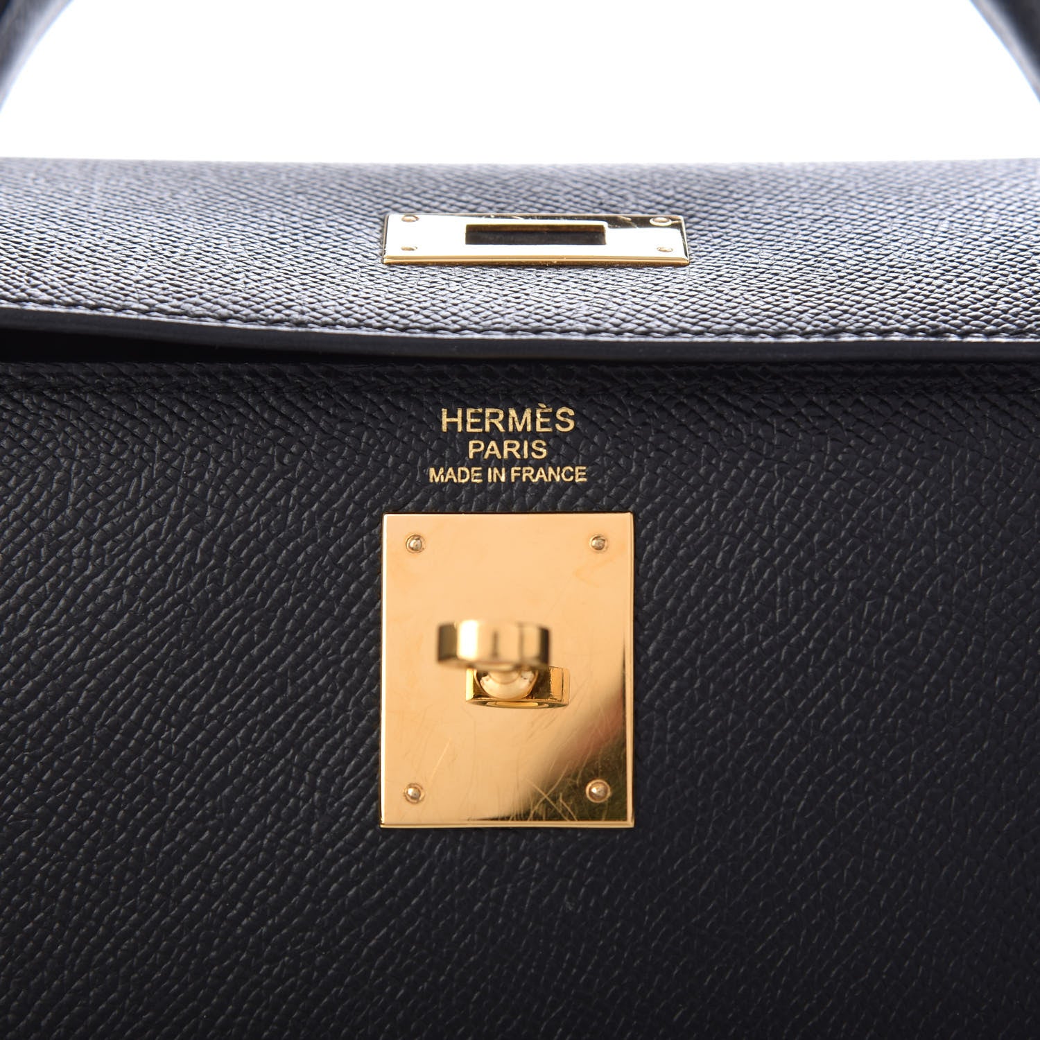 Hermes Epsom Kelly Sellier 32 Black 6 of 10