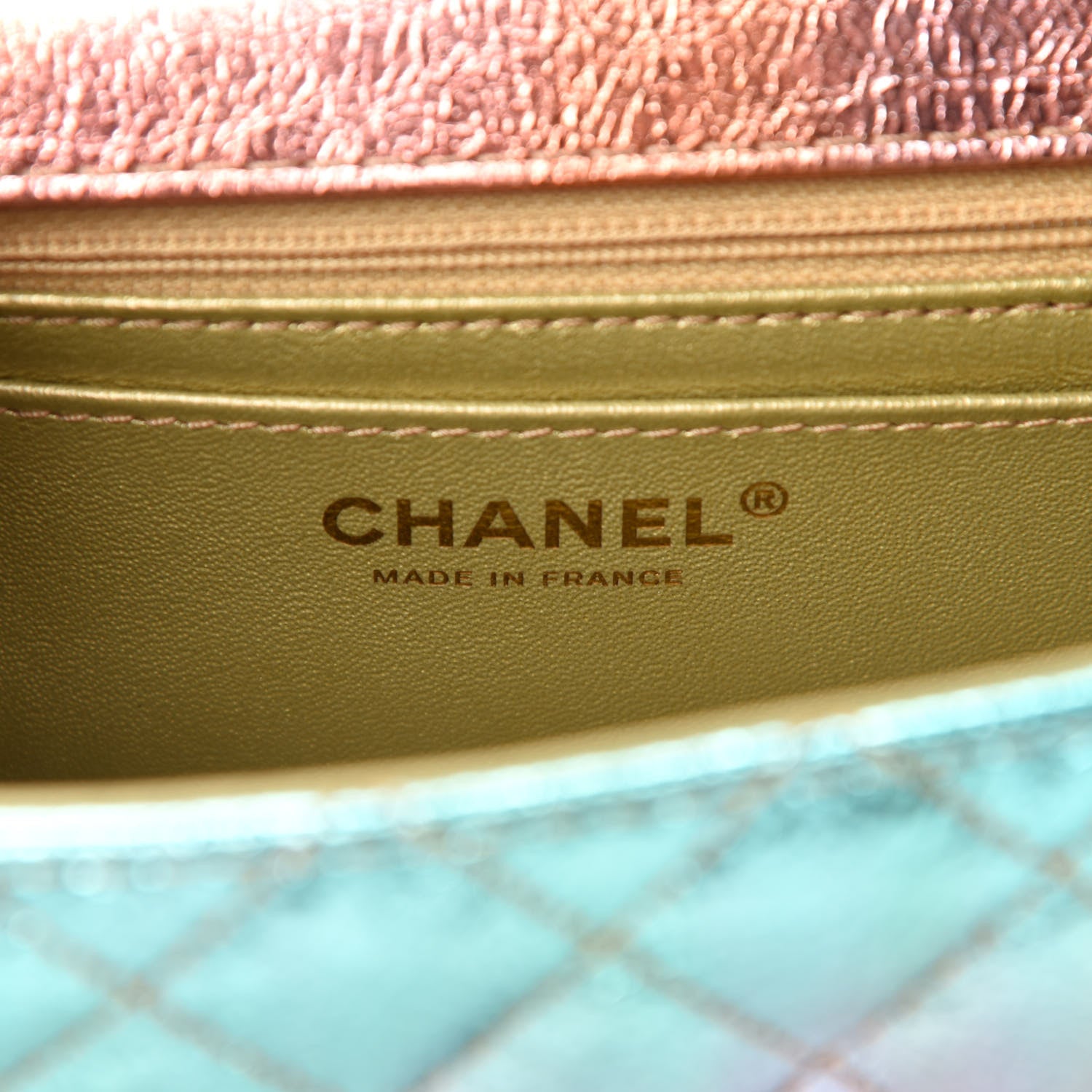 Chanel Metallic Goatskin Quilted Mini 2.55 Reissue Flap Multicolor 8 of 11