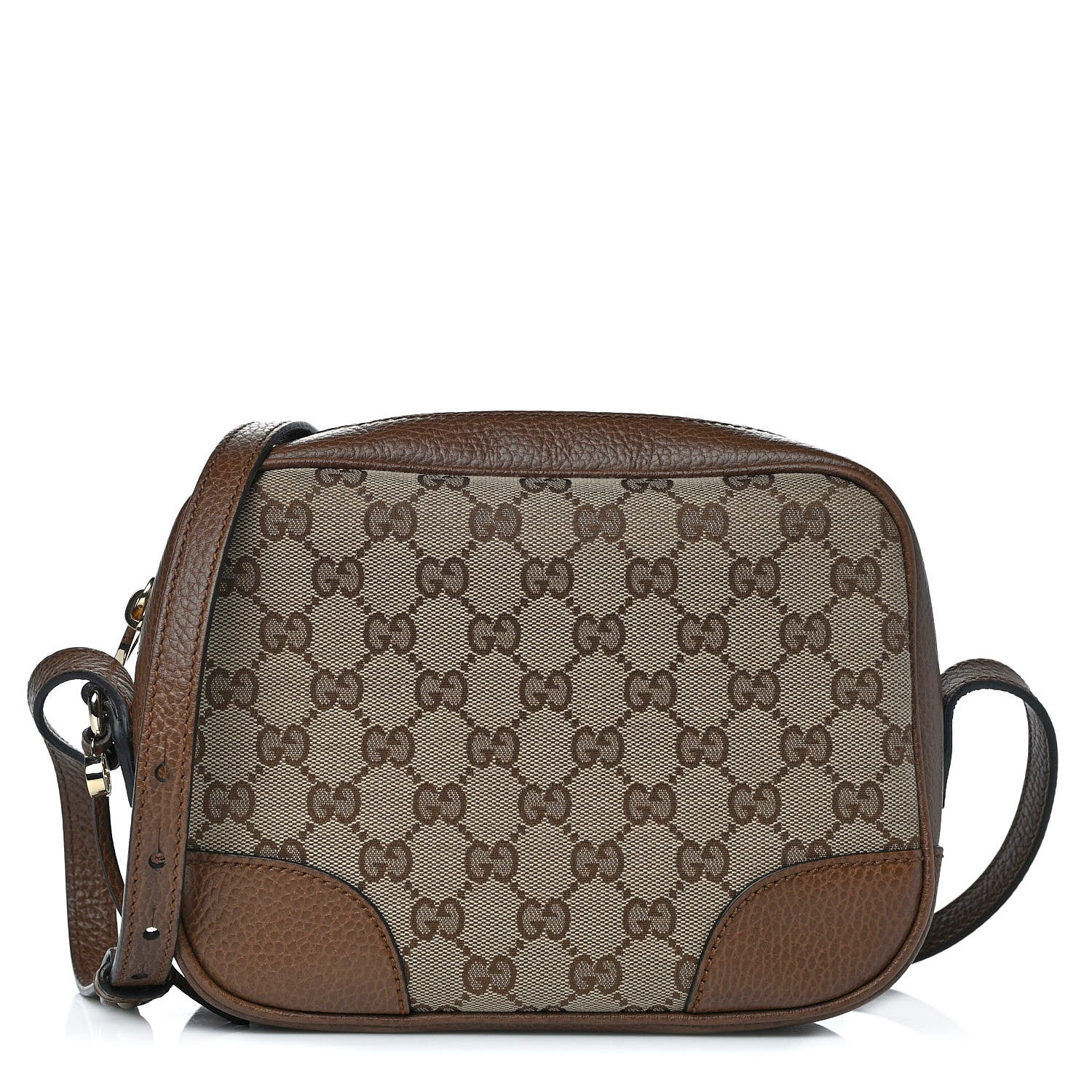 Gucci Monogram Mini Bree Messenger Bag Beige Tabacco 1 of 12