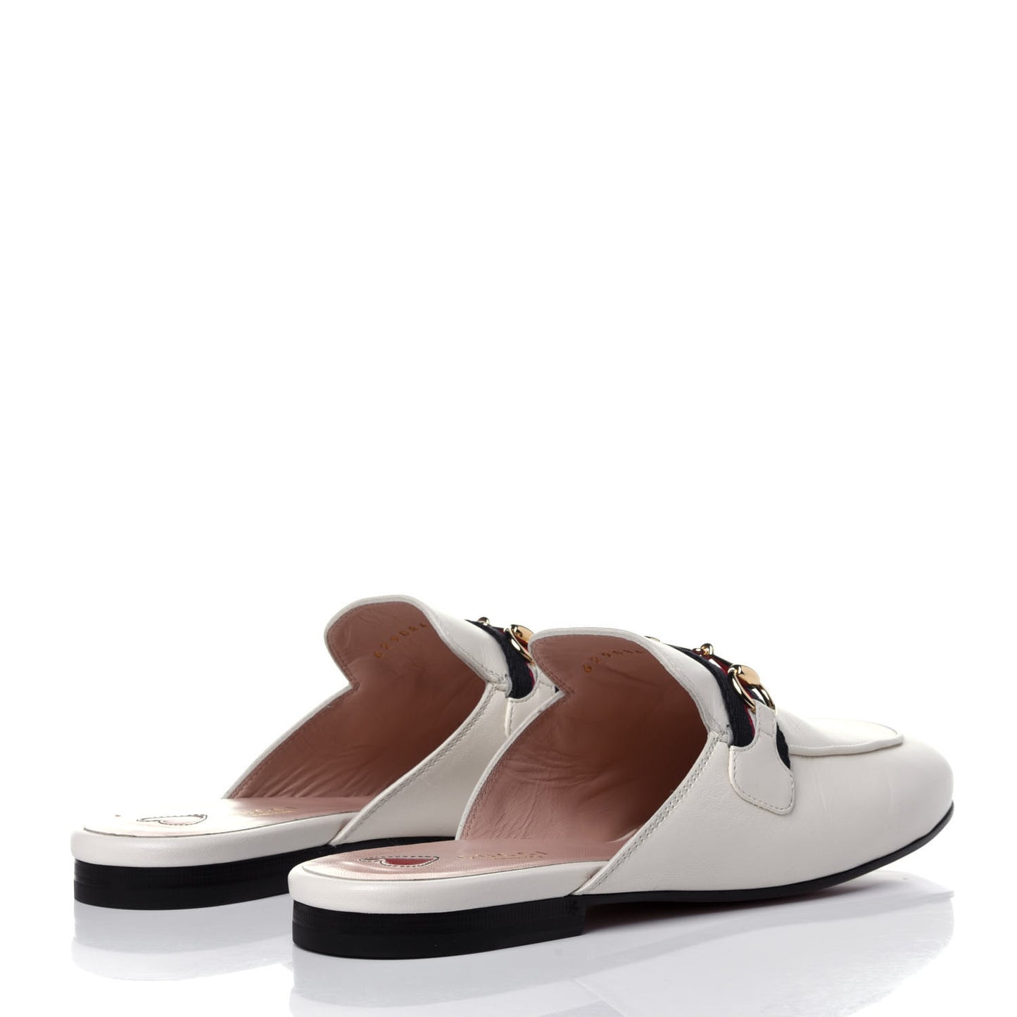 Malaga Kid Web Womens Princetown Slippers 38.5 Mystic White