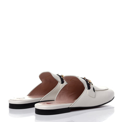 Gucci Malaga Kid Web Womens Princetown Slippers 38.5 Mystic White 4 of 12