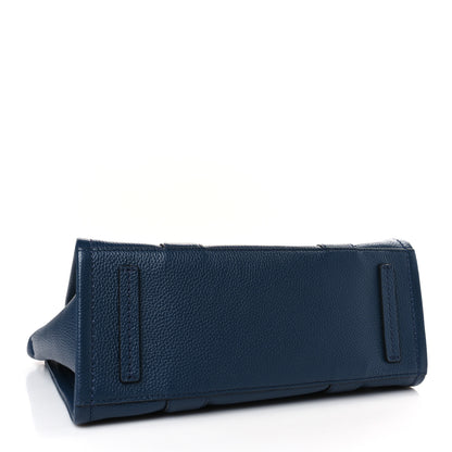 Marc Jacobs Grained Calfskin Medium The Tote Bag Blue Sea 4 of 8