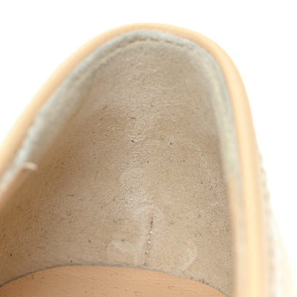 Chanel Calfskin Pearl CC Loafers 38 Beige 15 of 16