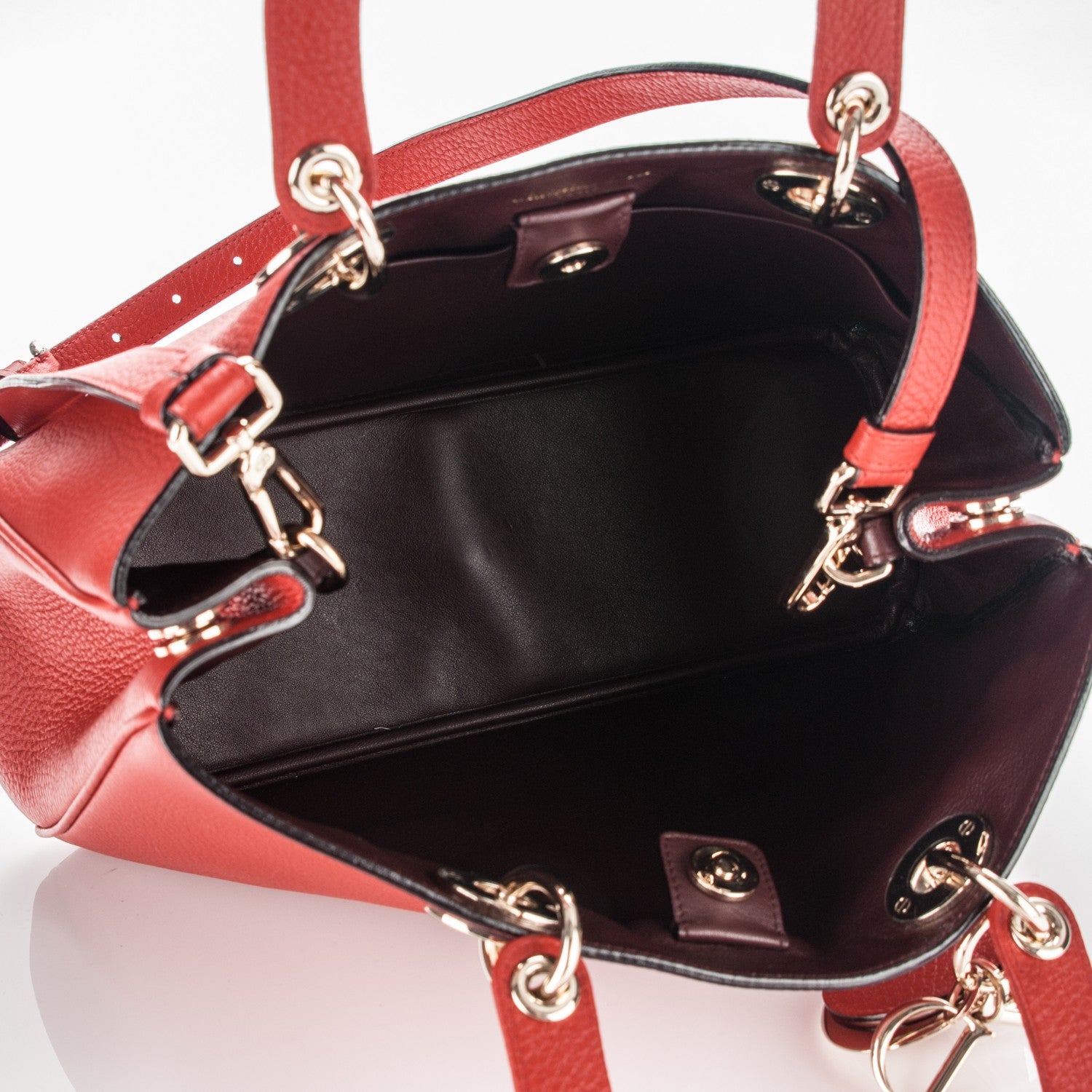 Christian Dior Bullcalf Medium Diorissimo Tote True Red 7 of 7