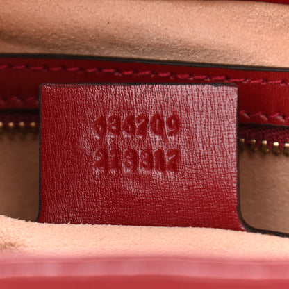 Gucci Boarded Dyana Lux Calfskin Small Jackie 1961 Hobo New Cherry Red 7 of 11
