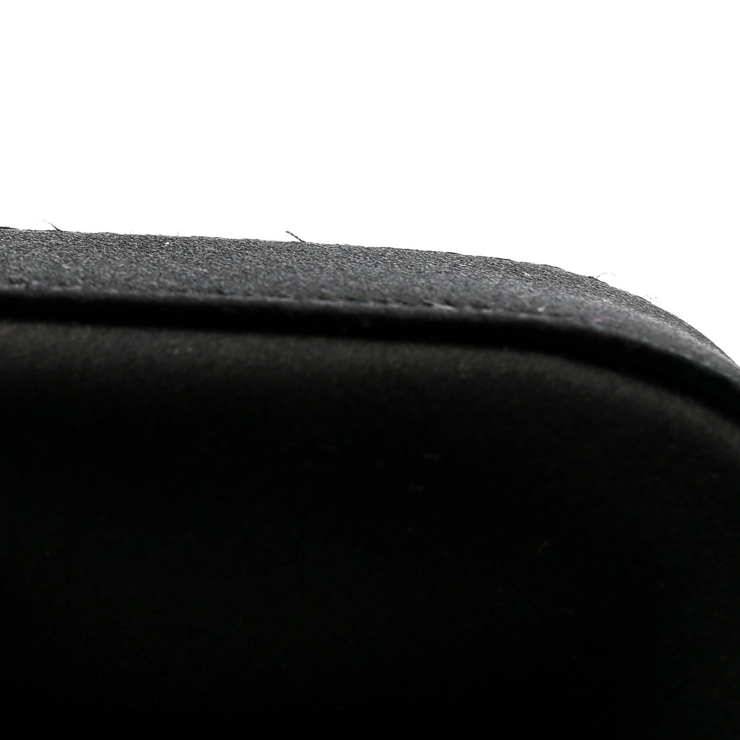 Silk Satin Phone Baguette Black