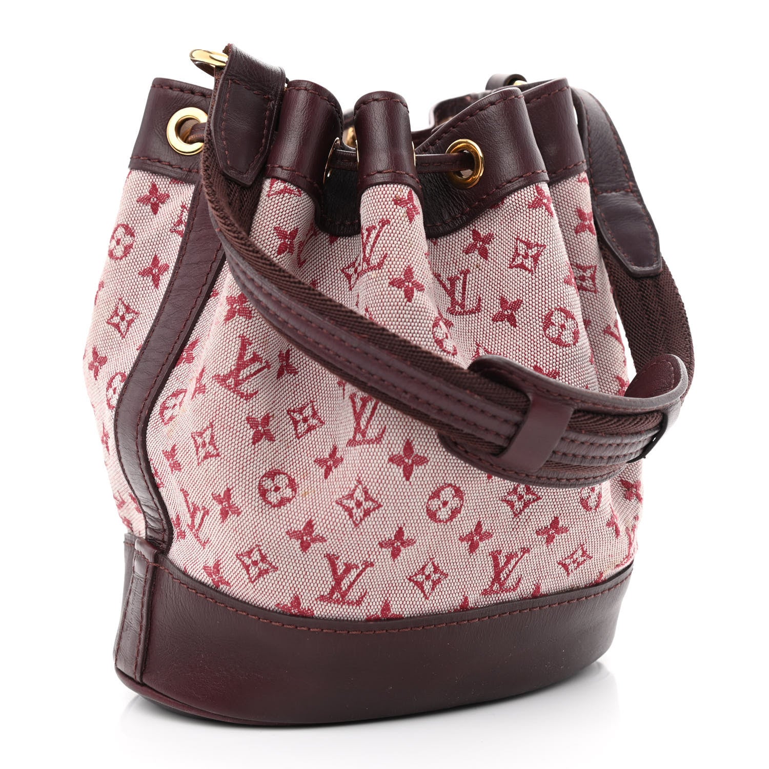 Louis Vuitton Mini Lin Monogram Noelie Cherry 5 of 13