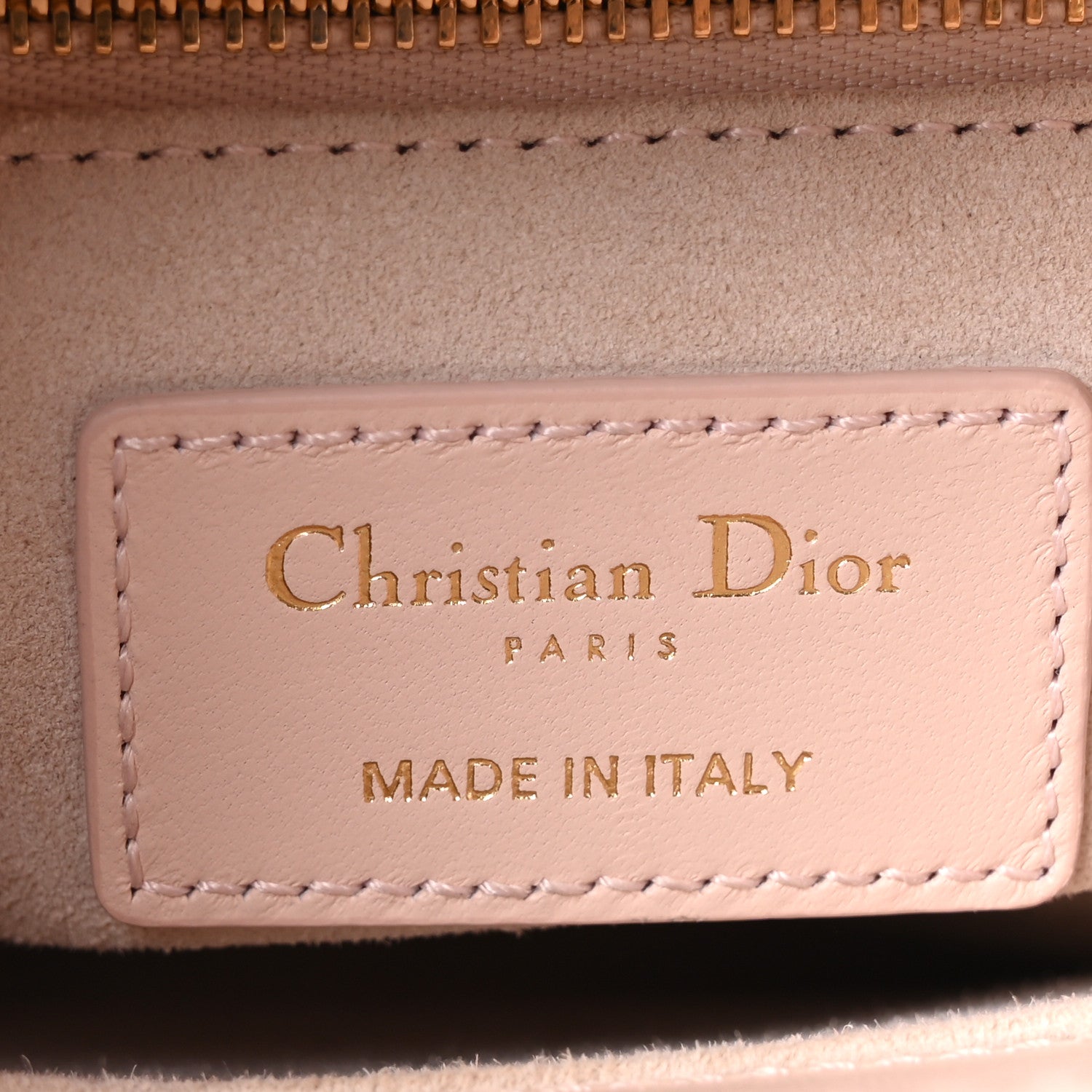 Christian Dior Lambskin Cannage Small My ABCDior Lady Dior Light Pink 6 of 10