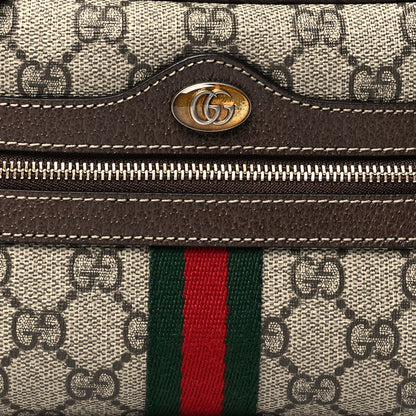 Gucci GG Supreme Monogram Web Mini Ophidia Shoulder Bag Brown 8 of 10