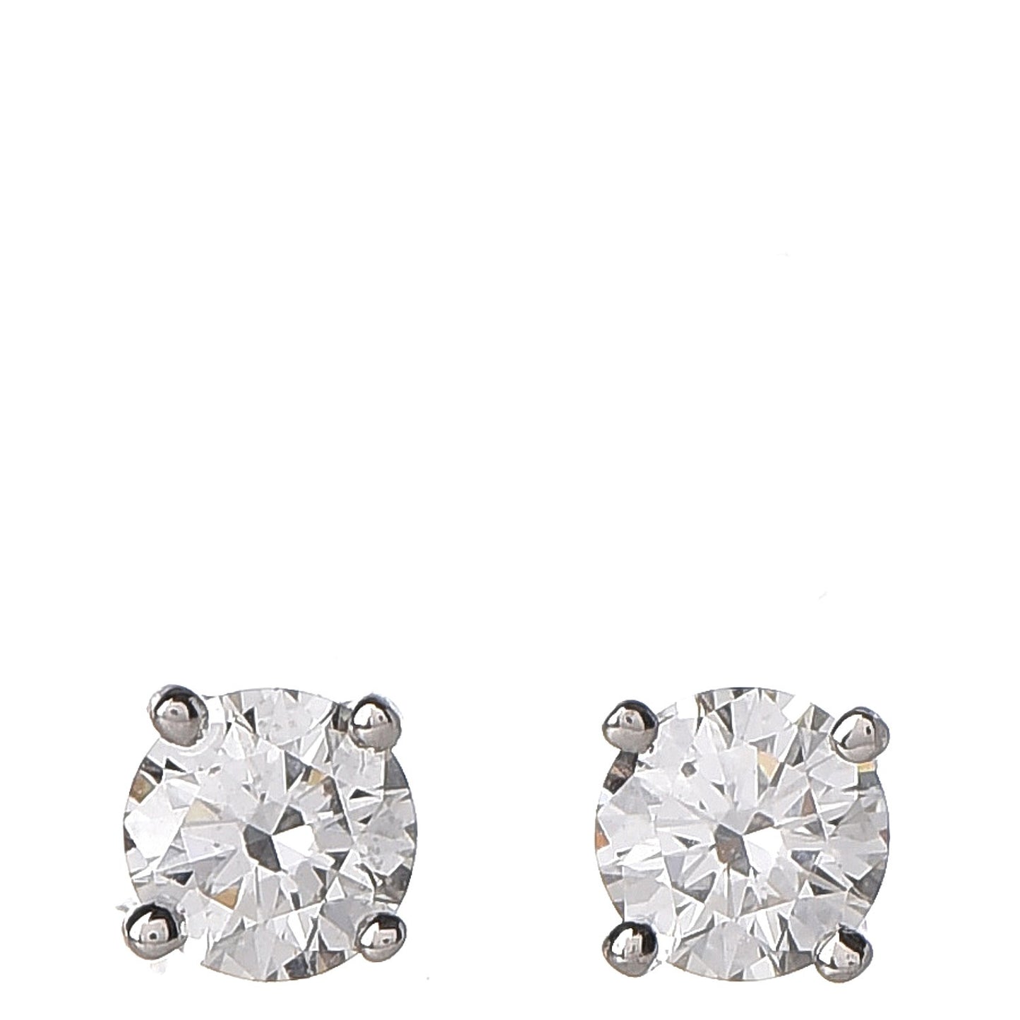 Platinum Diamond .36ctw Solitaire Earrings