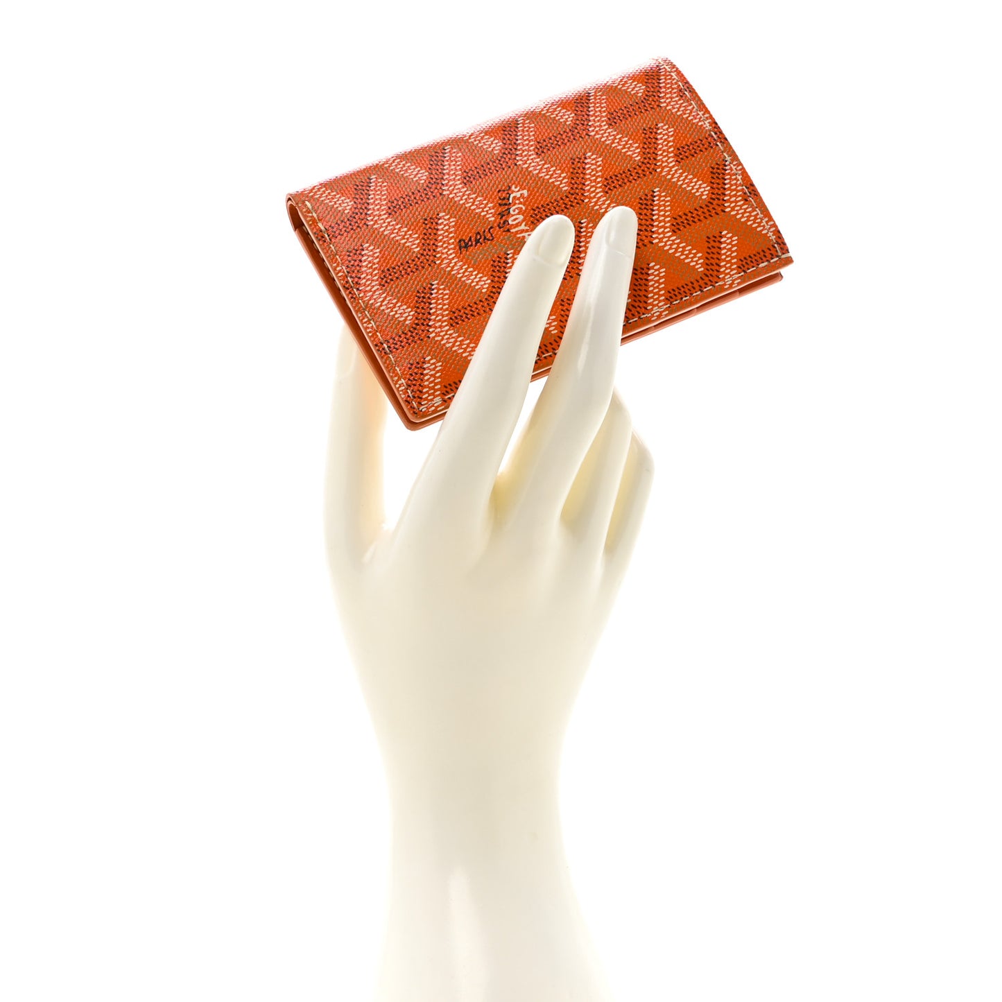 Goyardine Saint Pierre Card Holder Orange