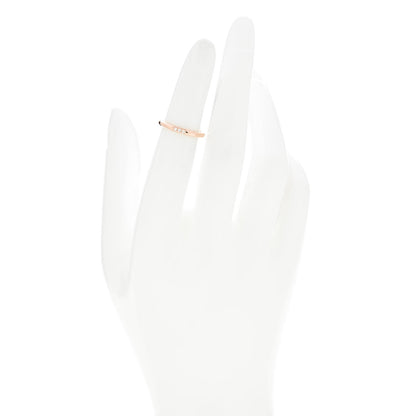 Tiffany 18K Rose Gold Diamond 2mm Classic Wedding Band Ring 47 4 2 of 5