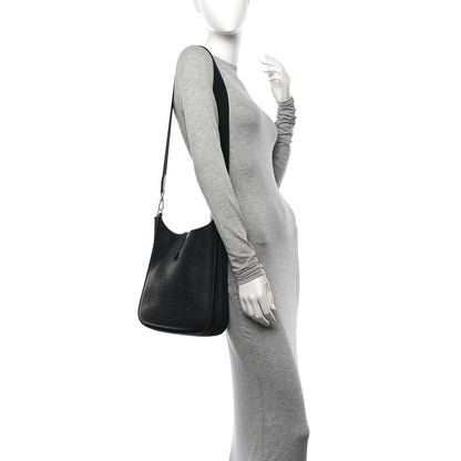 Hermes Taurillon Clemence Evelyne II PM Black 2 of 13