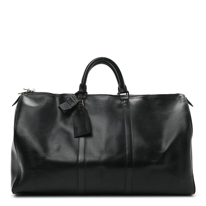 Louis Vuitton Epi Keepall 50 Black 1 of 13