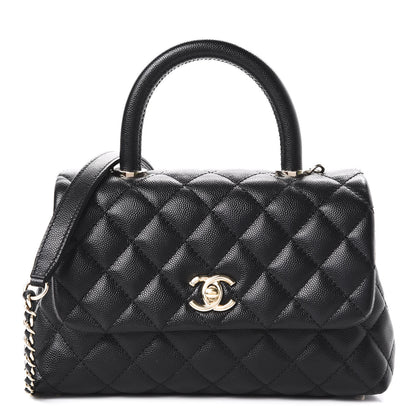 Chanel Caviar Quilted Mini Coco Handle Flap Black 1 of 11