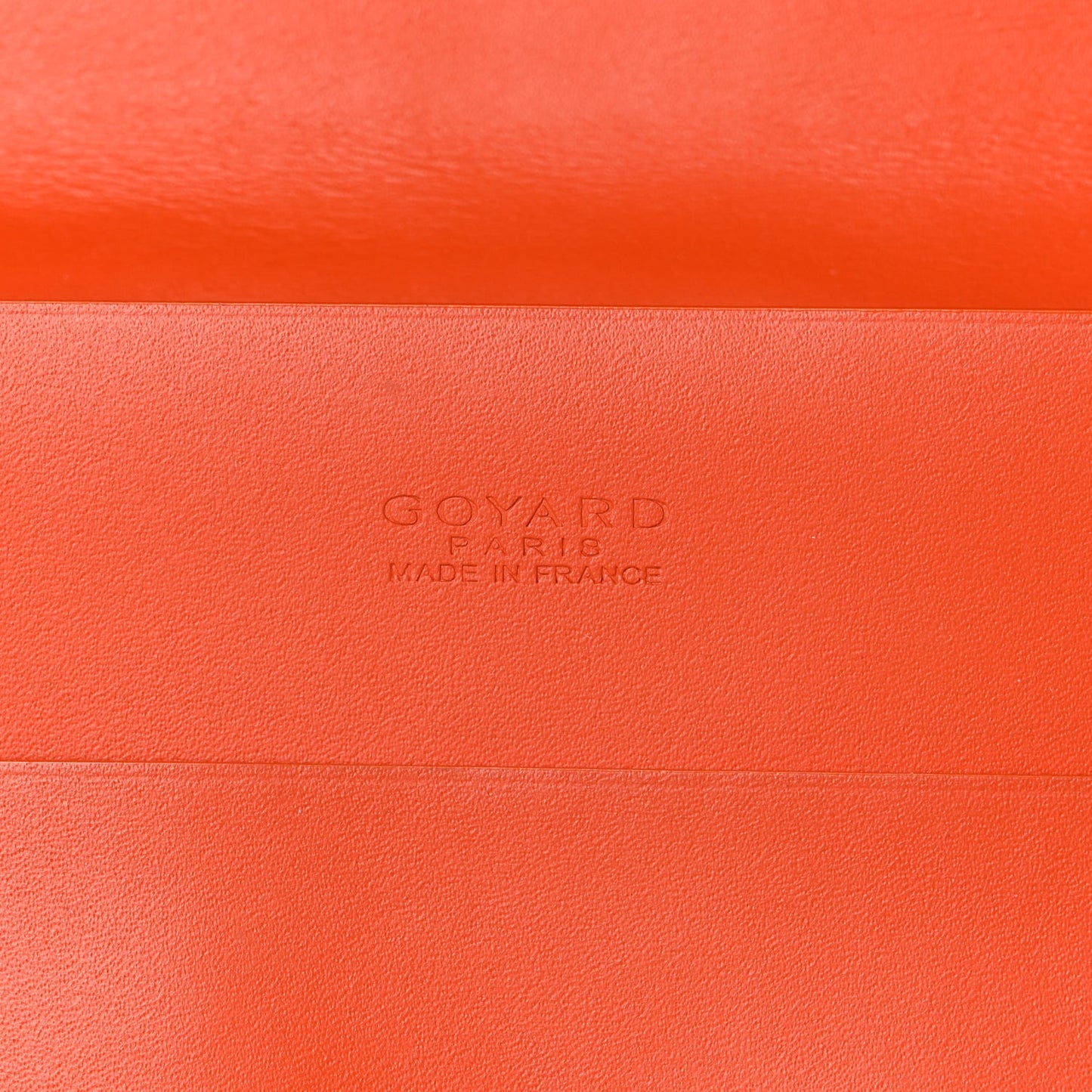 Goyardine Richelieu Wallet Orange