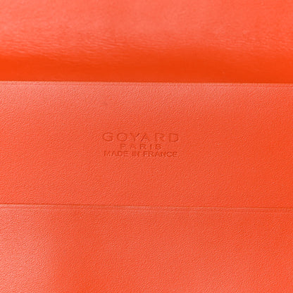 Goyard Goyardine Richelieu Wallet Orange 6 of 17