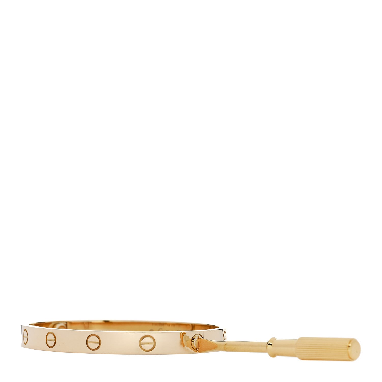 Cartier 18K Yellow Gold LOVE Bracelet 17 3 of 8