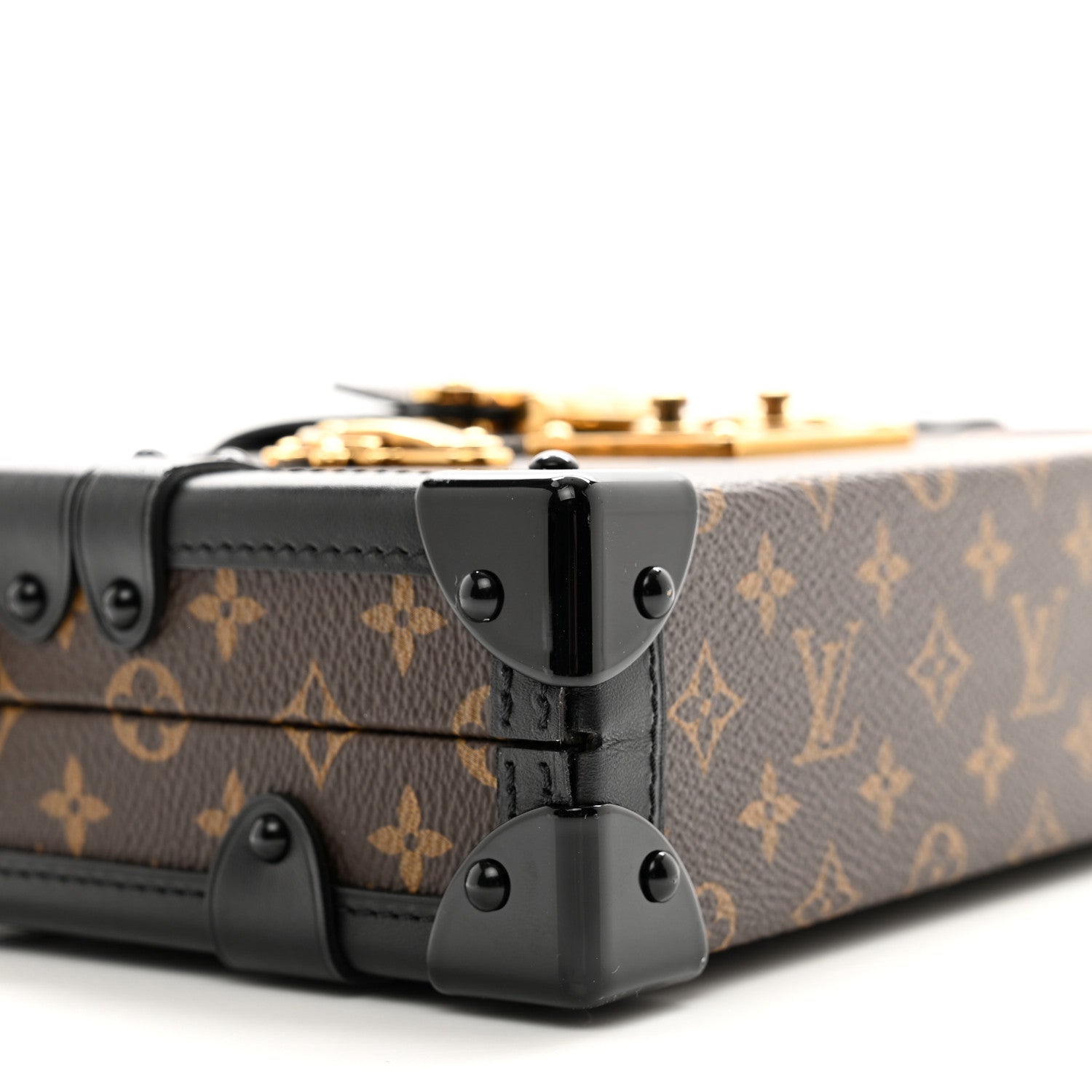 Louis Vuitton LOUIS VUITTON Monogram Petite Malle Black 8 of 10
