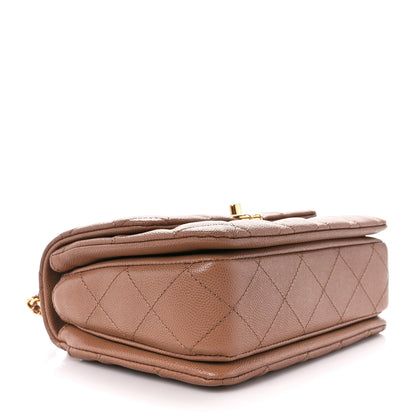 Chanel Caviar Quilted Coco First Flap Beige 4 of 11
