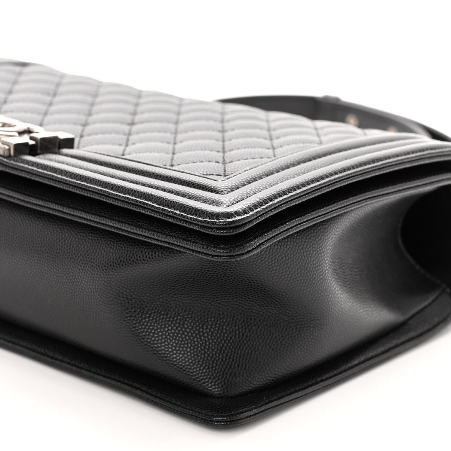 Chanel Caviar Quilted New Medium Boy Flap Black 9 of 9