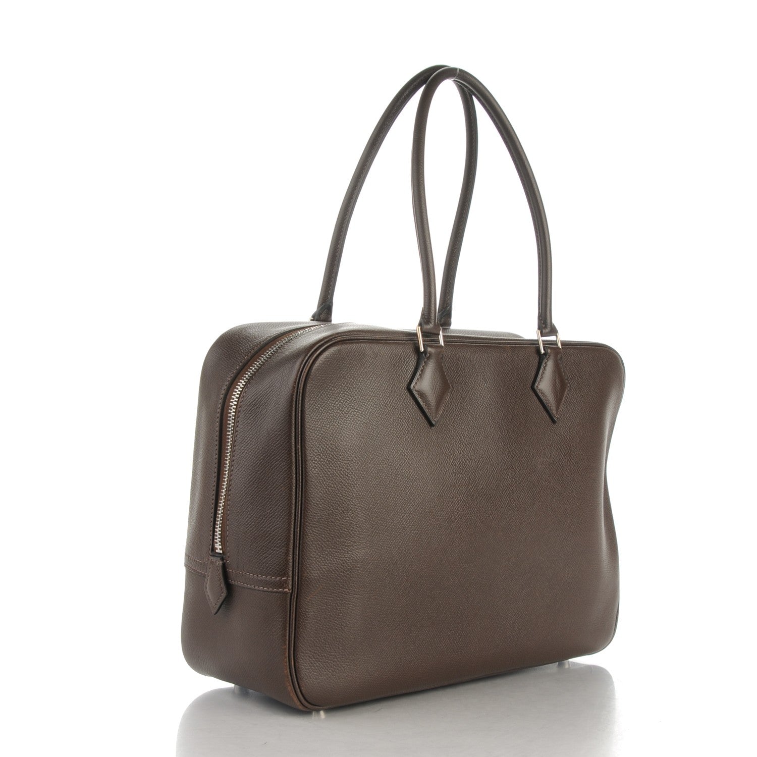 Hermes Epsom Plume 32 Chocolat 3 of 9
