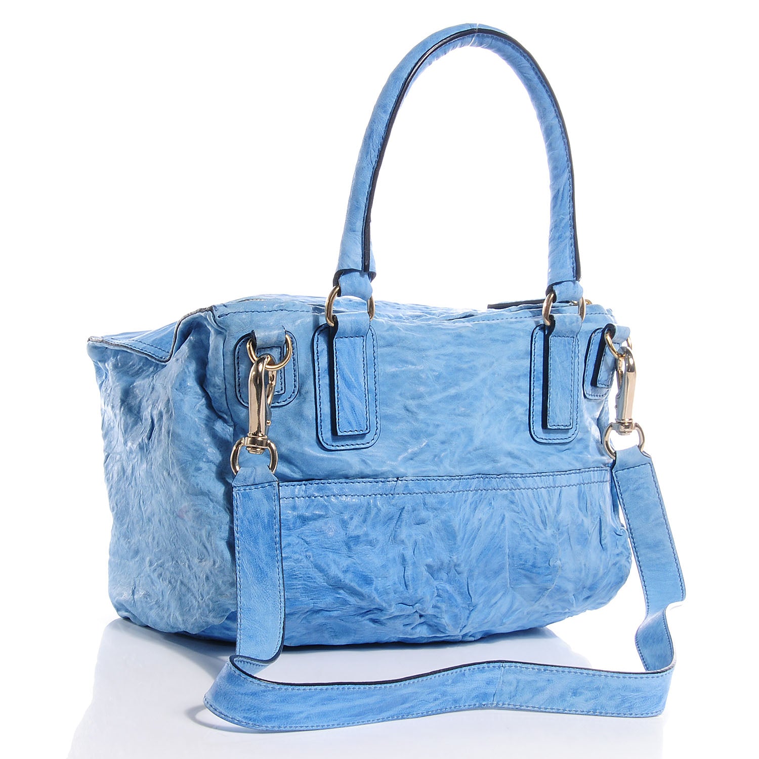 Givenchy Tumbled Sheepskin Medium Pandora Light Blue 3 of 10