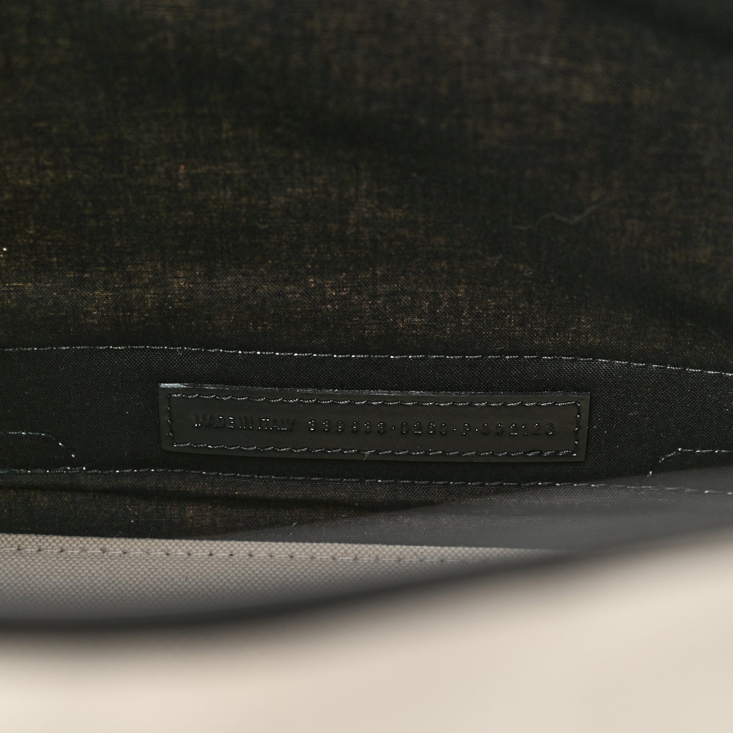 Cotton Canvas Satin Calfskin S Navy Cabas Natural Black