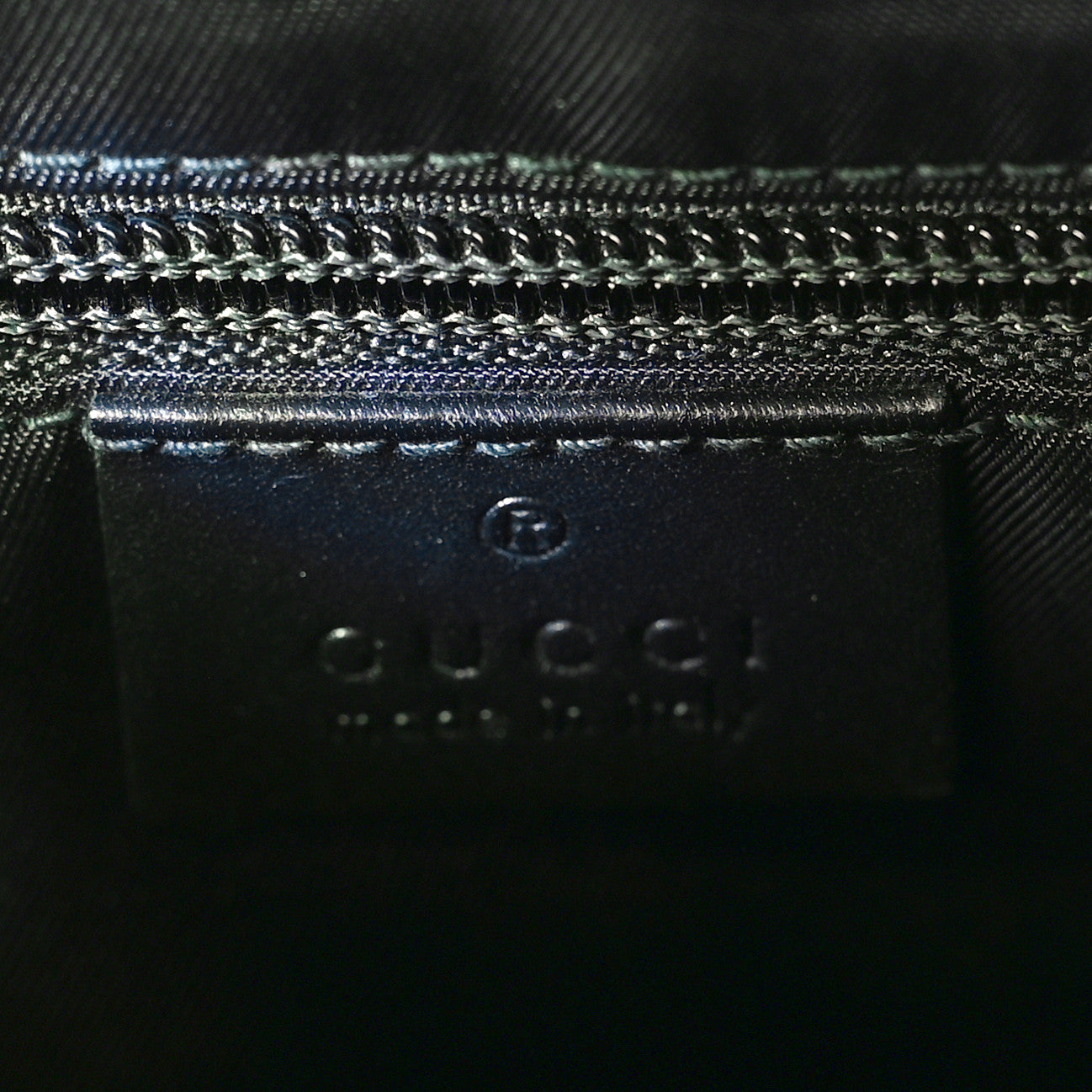 Gucci GG Supreme Monogram Web Messenger Bag Black 6 of 9