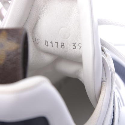 Louis Vuitton Calfskin Technical Nylon LV Archlight Sneakers 39 Marine 8 of 13