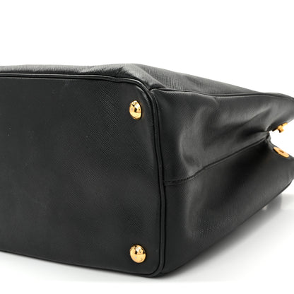 Prada Saffiano Lux Medium Galleria Double Zip Tote Black 10 of 11