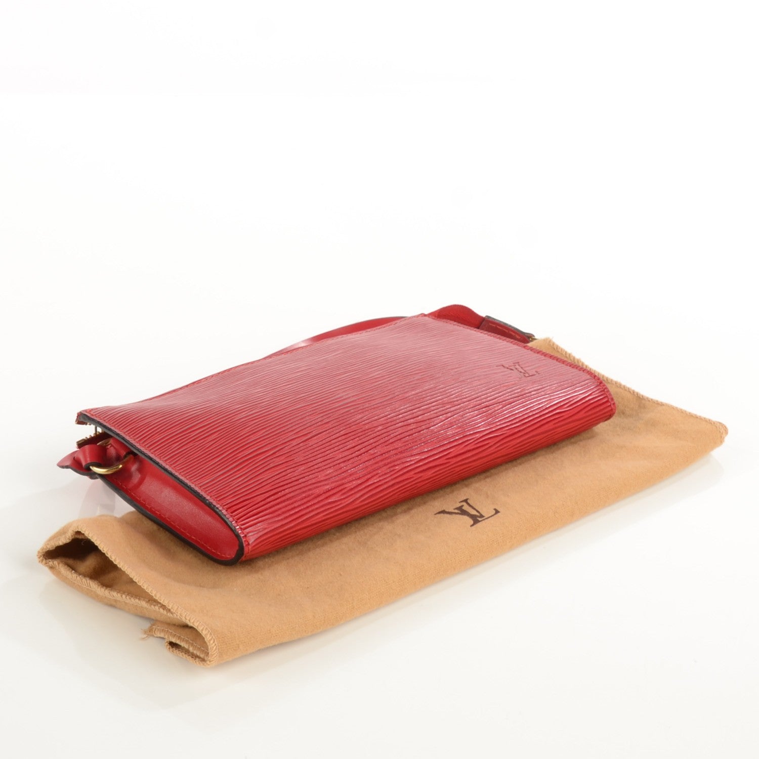 Louis Vuitton Epi Pochette Accessories 21 Rouge 4 of 7