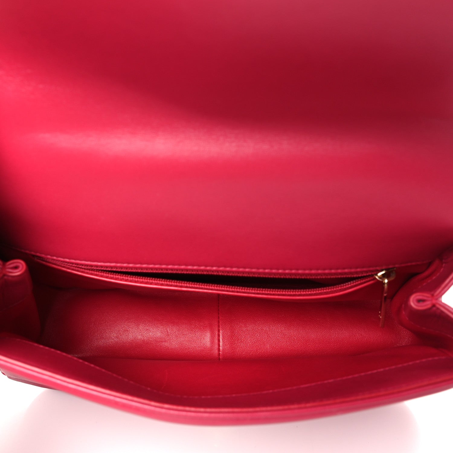 Chanel Lambskin Small Carry Chic Flap Dark Pink 5 of 9