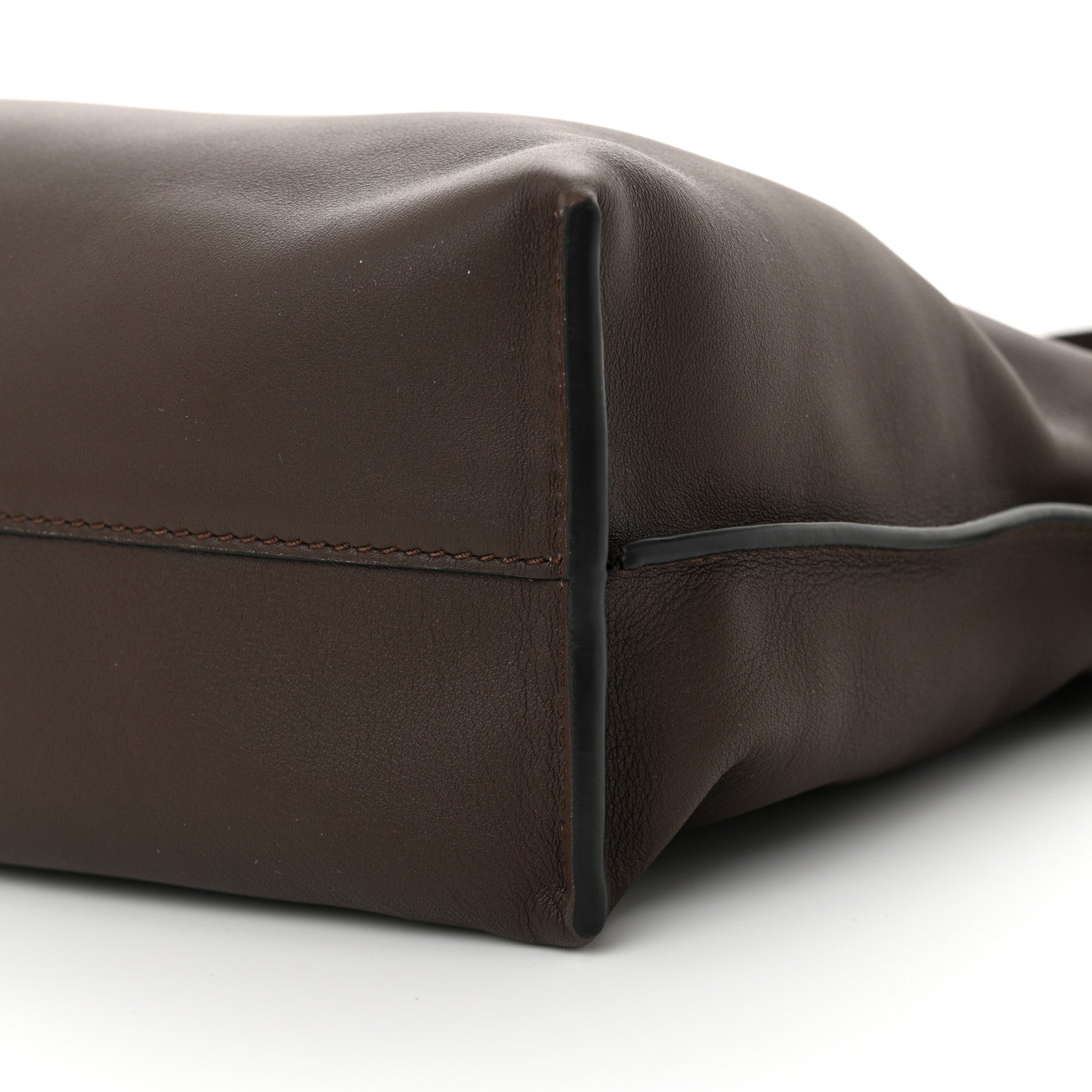 Loewe Nappa Medium Flamenco Knot Bag Chocolate 10 of 11