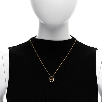 Hermes Swift O'Maillon Pendant Necklace Black 2 of 6
