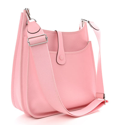 Hermes Taurillon Clemence Evelyne III GM Rose Sakura 3 of 11