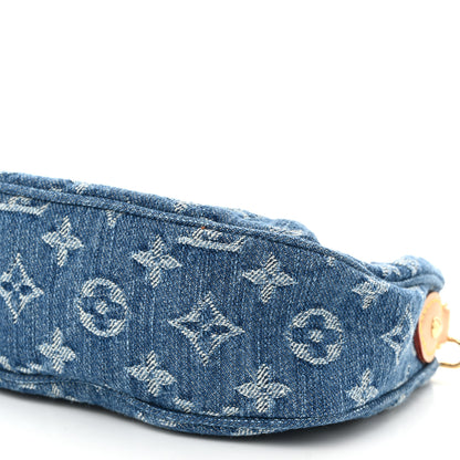 Louis Vuitton Monogram Denim Pochette Valley Blue 8 of 9
