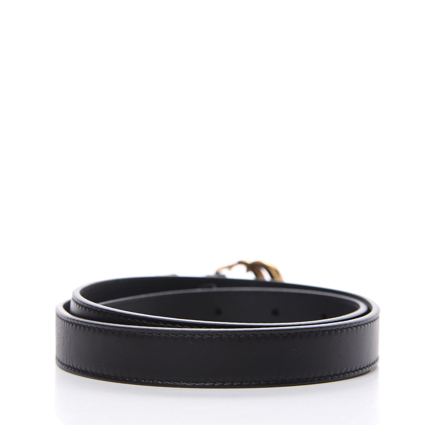 Calfskin Double G 20mm Belt 80 32 Black