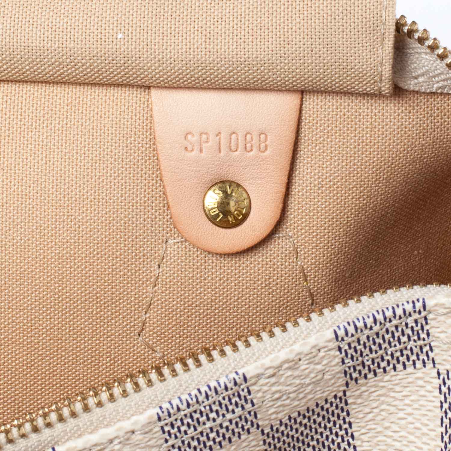 Louis Vuitton Damier Azur Speedy 30 5 of 8