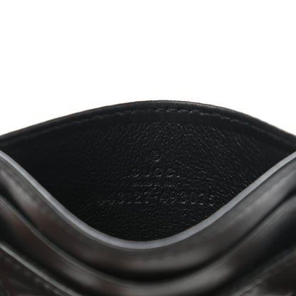 Gucci Calfskin Matelasse GG Marmont Card Holder Black 6 of 6