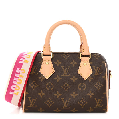 Louis Vuitton Monogram Speedy Bandouliere 20 Fuchsia 1 of 10