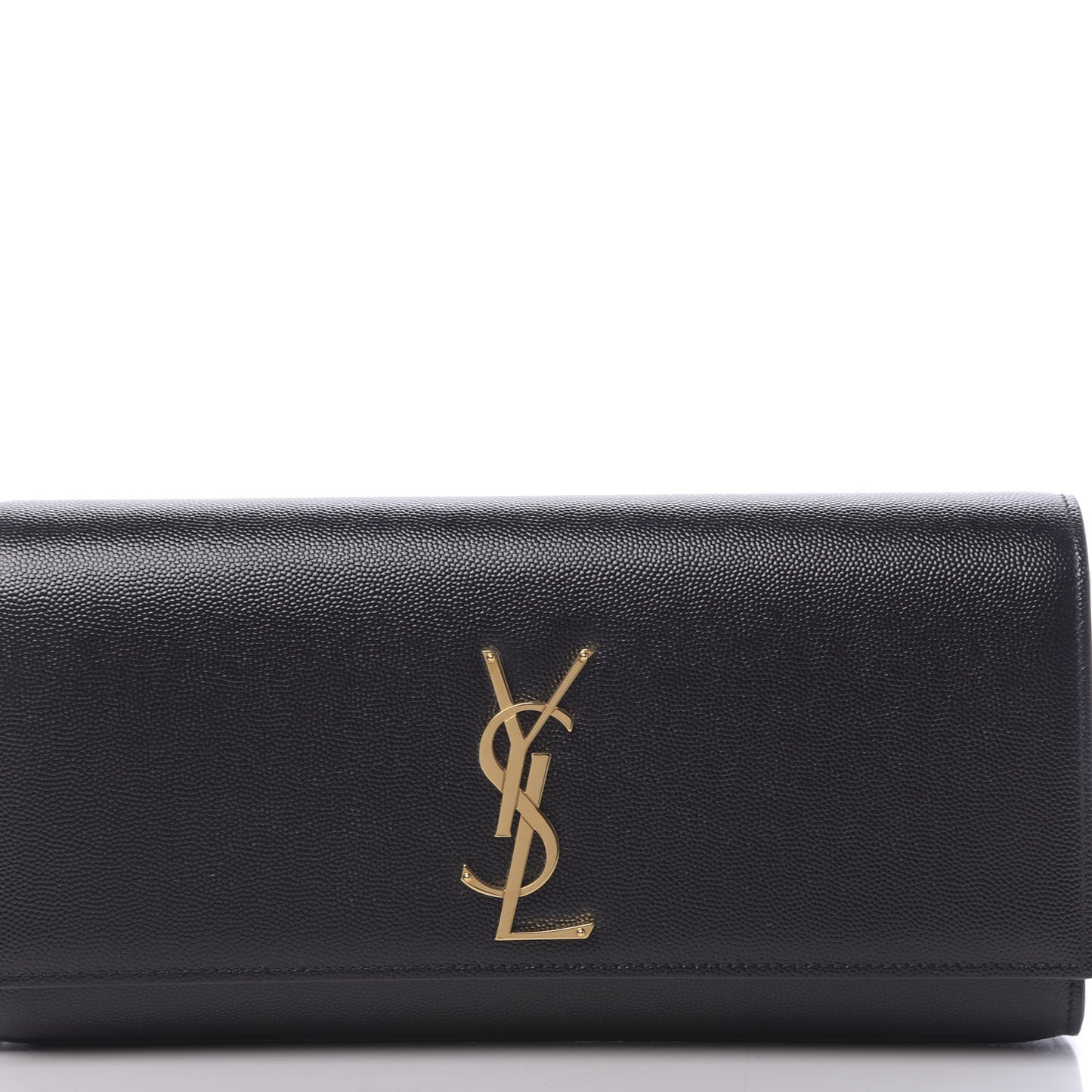 Grain De Poudre Monogram Cassandre Clutch Black