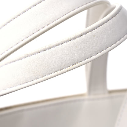 Telfar Vegan Leather Medium Shopping Bag White 22 of 22