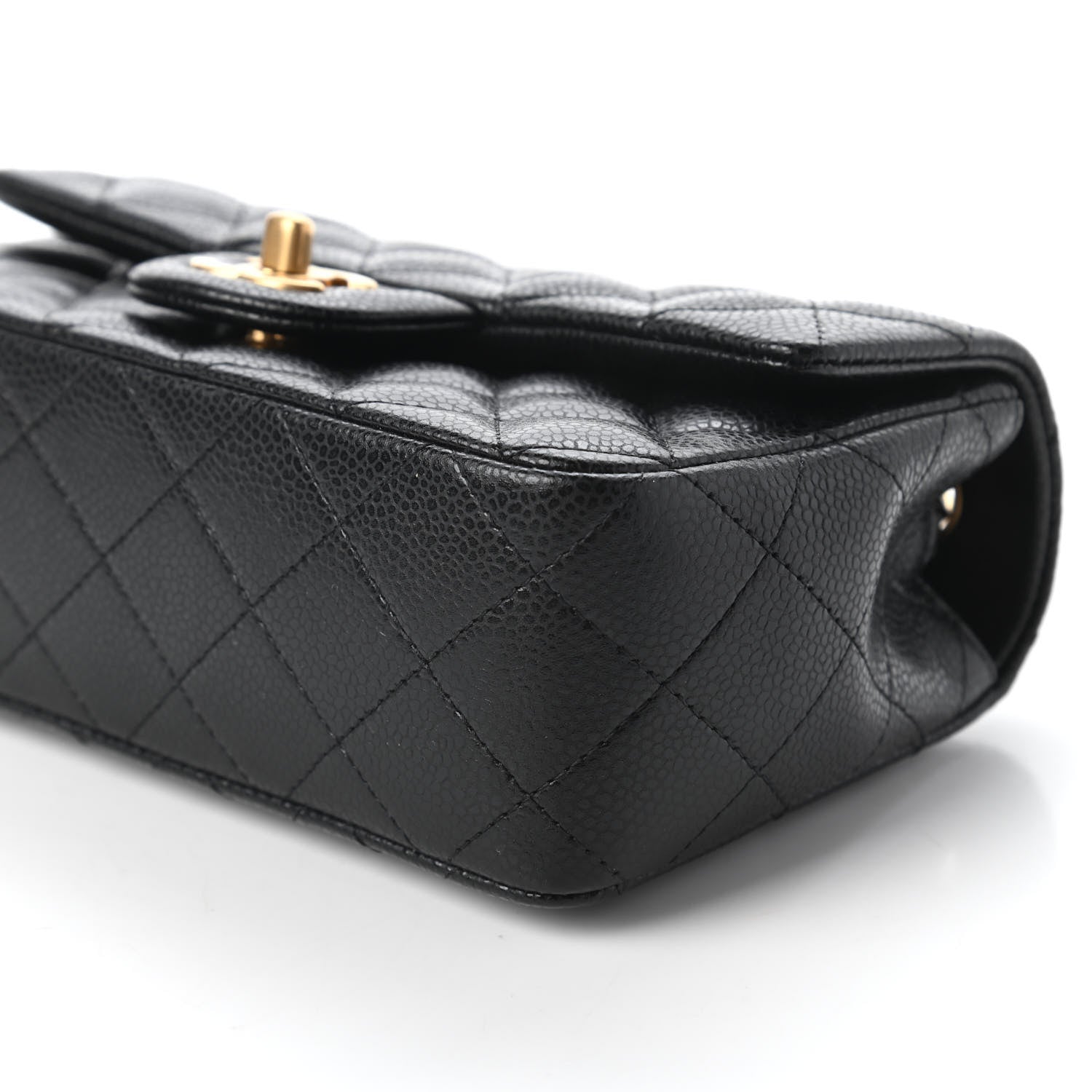 Chanel Caviar Quilted Mini Rectangular Flap Black 7 of 11
