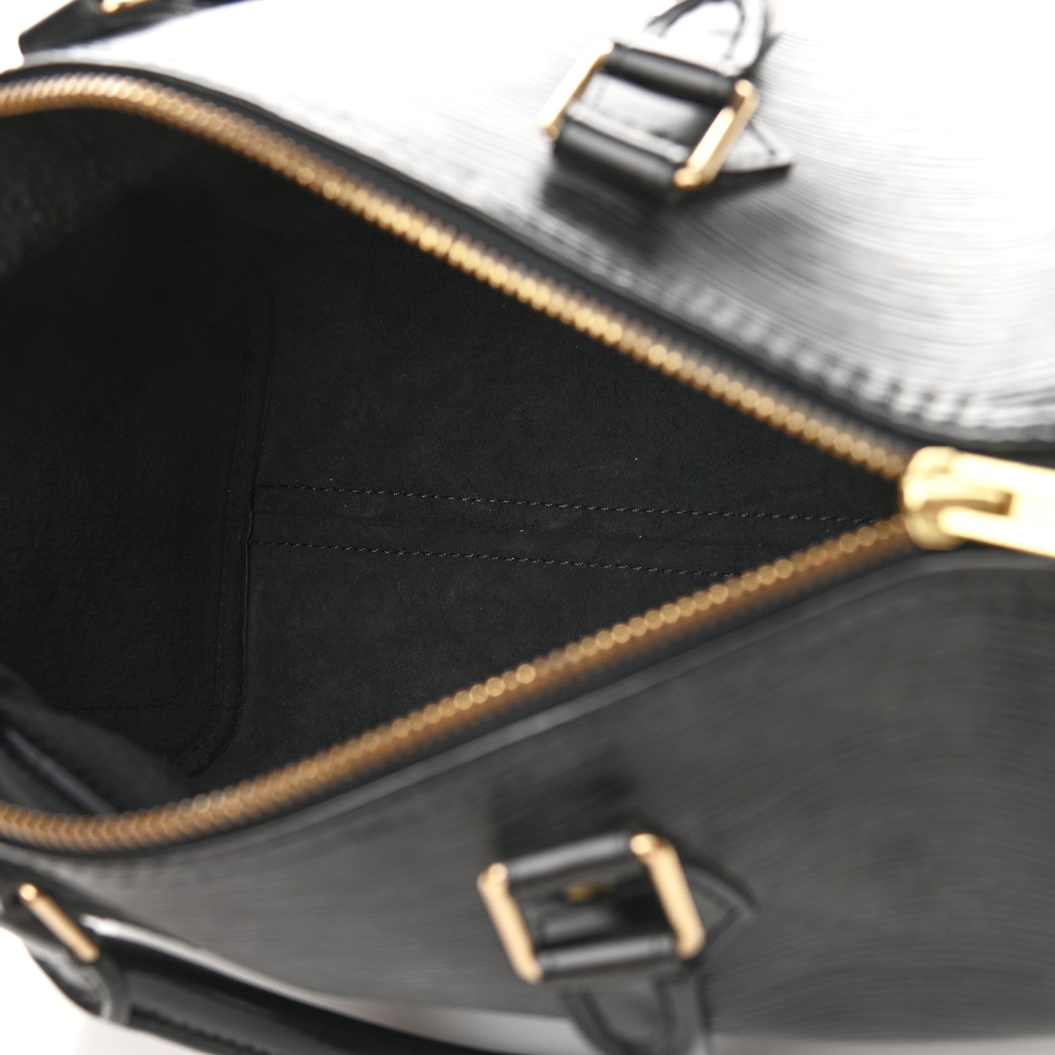Louis Vuitton Epi Speedy 25 Black 5 of 10